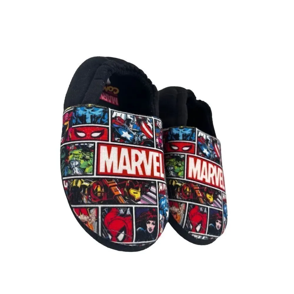 Marvel comics slippers size 2 big kids